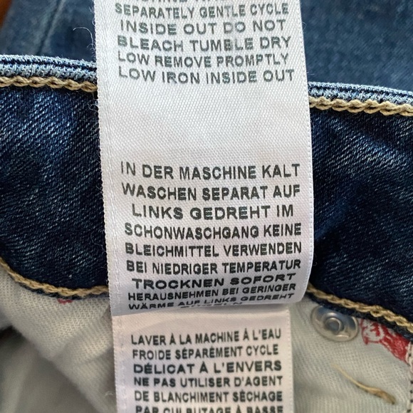 True religion Jenny curvy skinny jean medium wash 29 - Picture 11 of 15